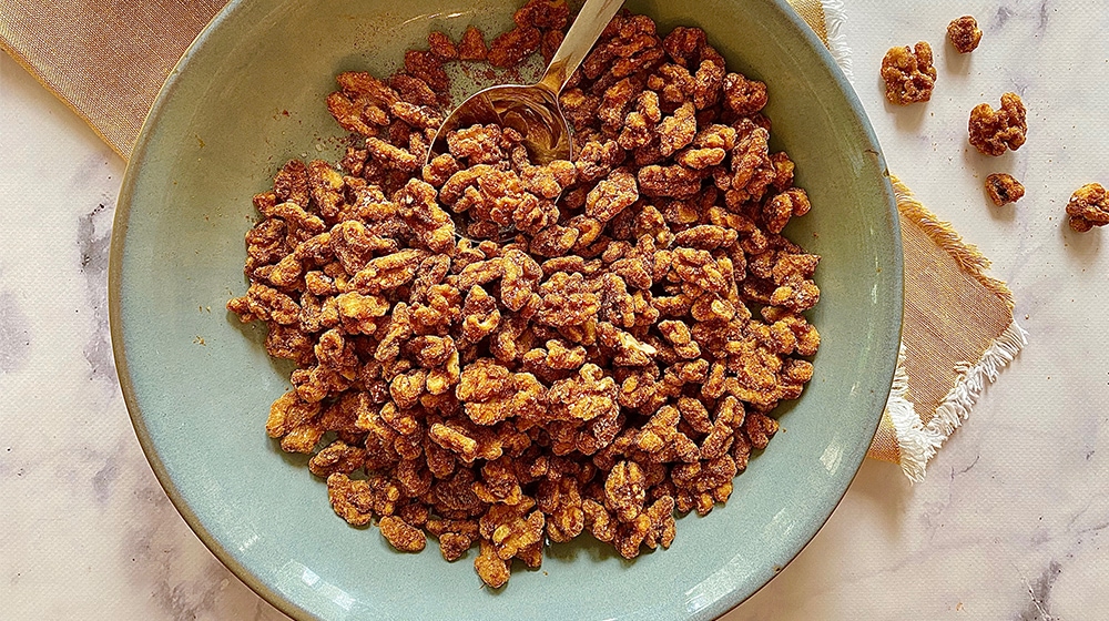 Candied Maple Walnuts