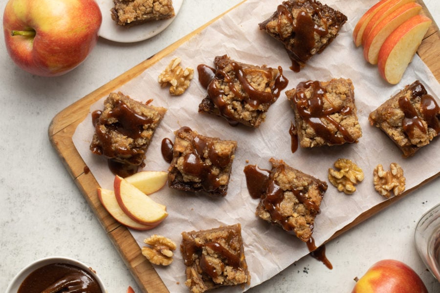 Caramel Apple Pie Bars