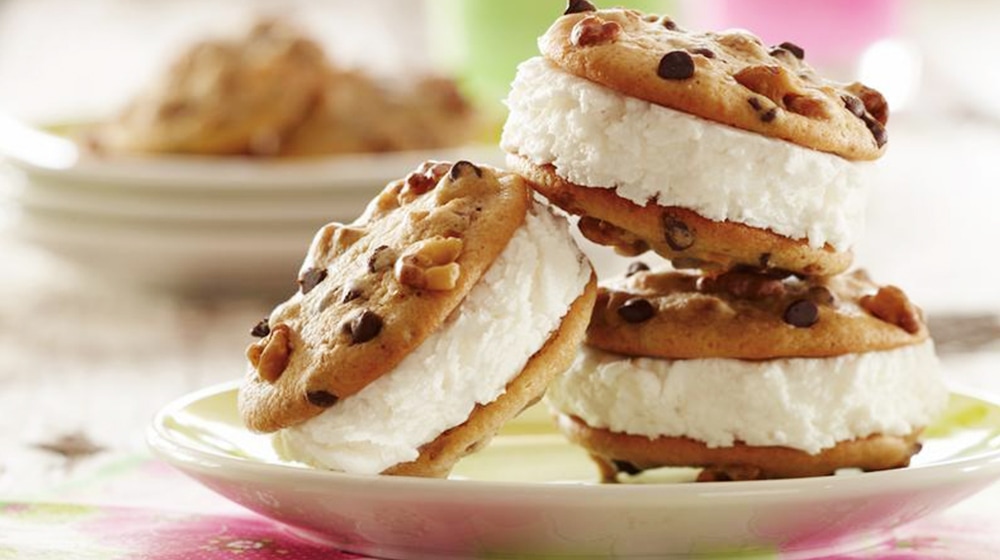 Honey Walnut Ice Cream Sandwich