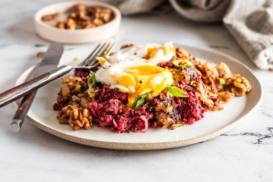 Walnut Beet Hash