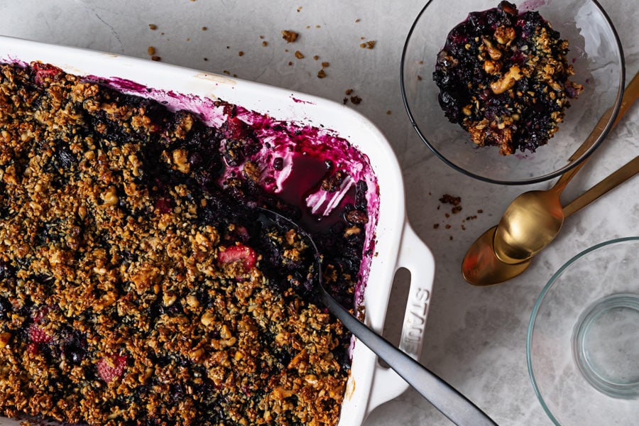 Walnut Berry Crisp