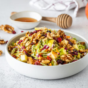 Walnut Broccoli Apple Slaw