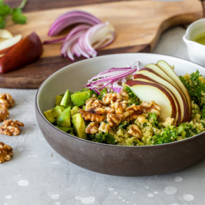 Walnut Pear Avocado Bowl