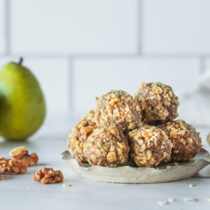 Walnut Pear Oat Nuggets