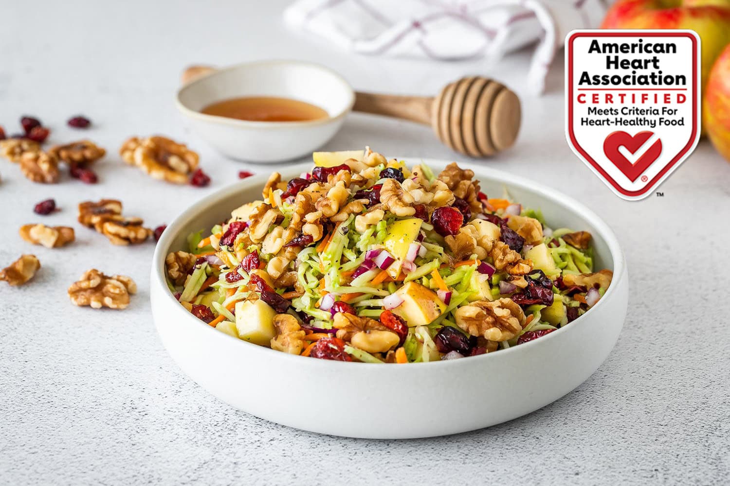 Walnut Broccoli Apple Slaw California Walnuts