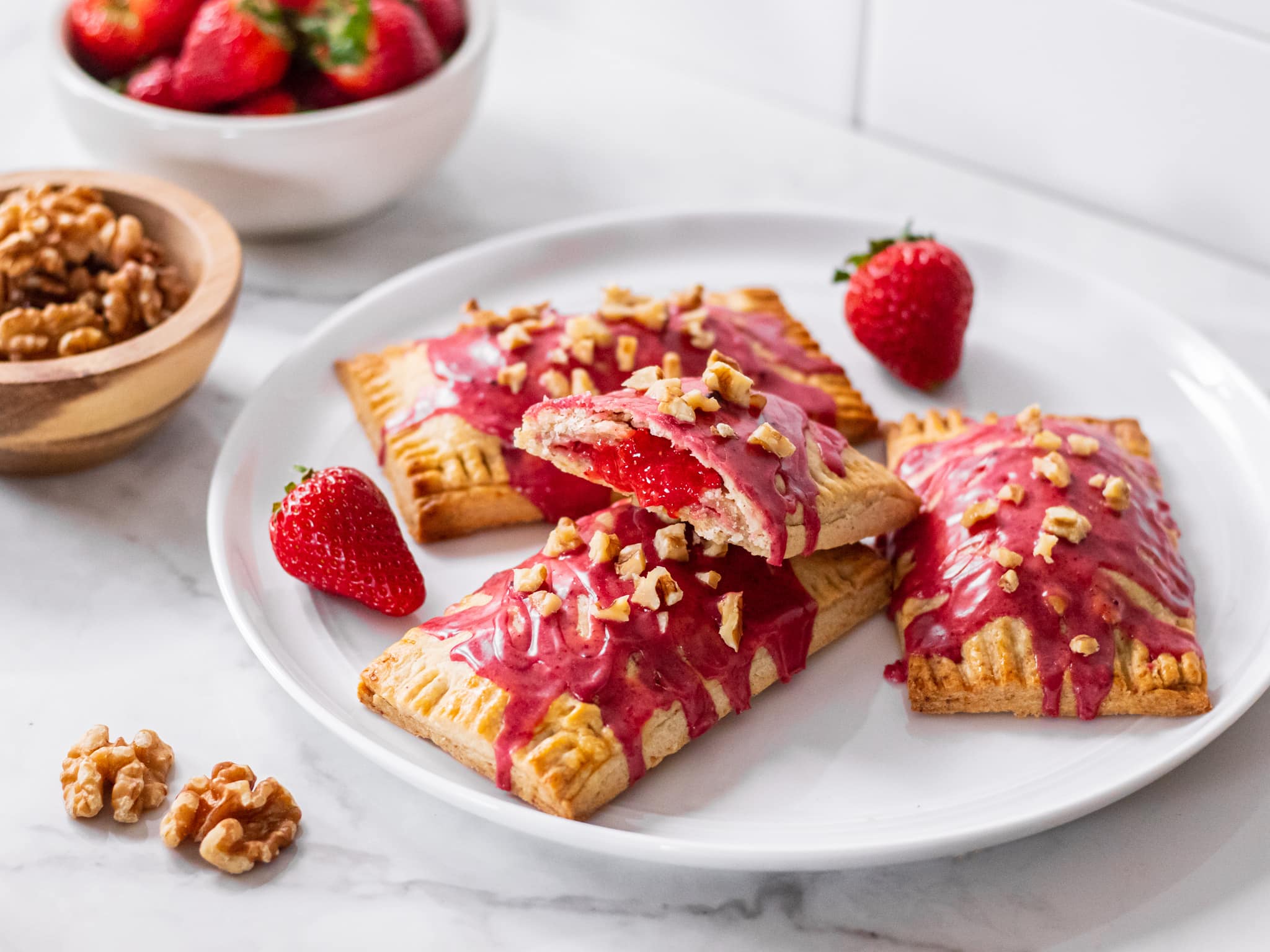 Strawberry Walnut Hand Pies California Walnuts