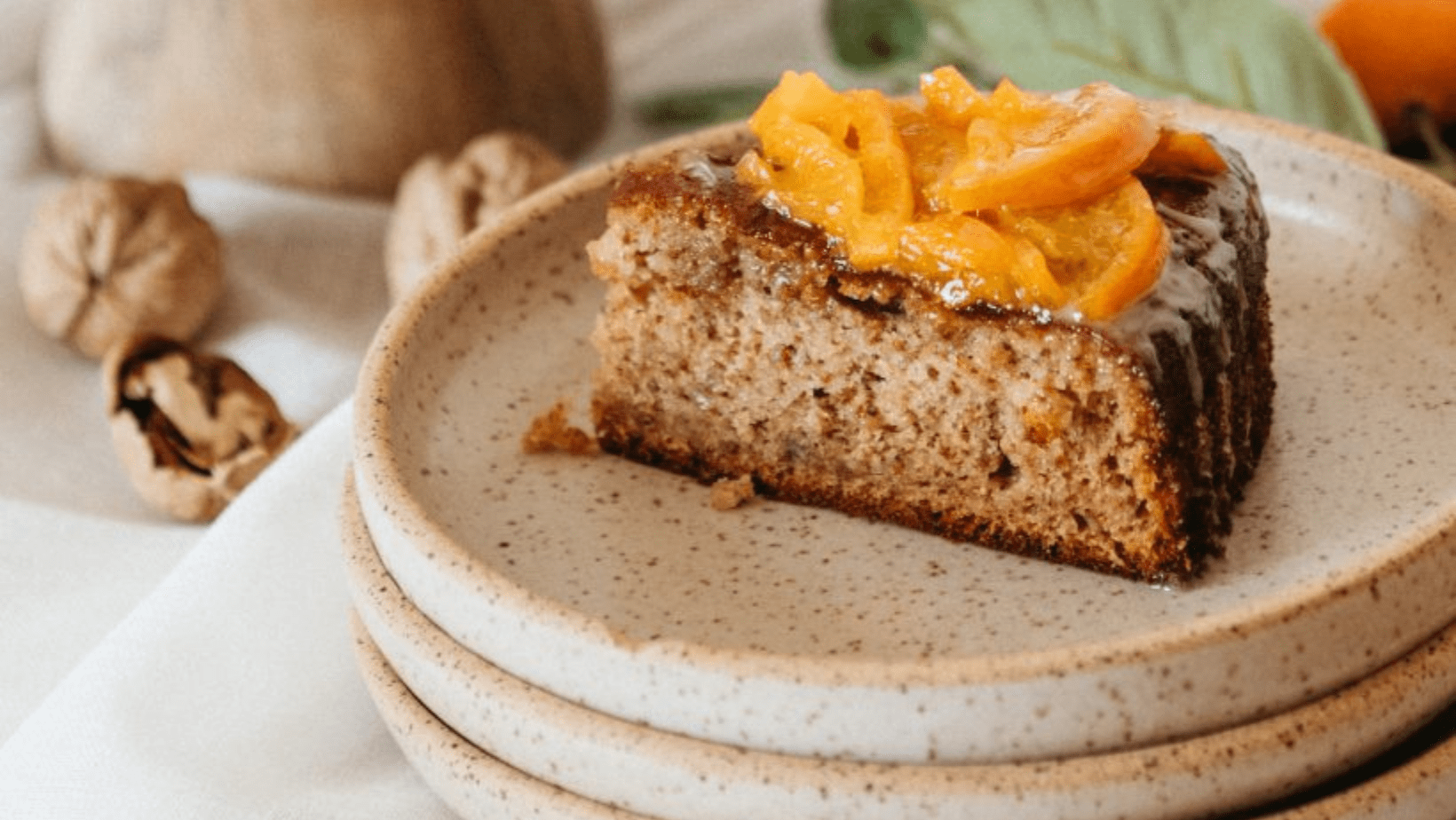 Walnut & Honey Olive Oil Cake With Candied Citrus California Walnuts