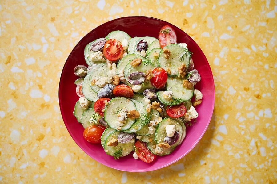 Crunchy Cucumber Dill Salad