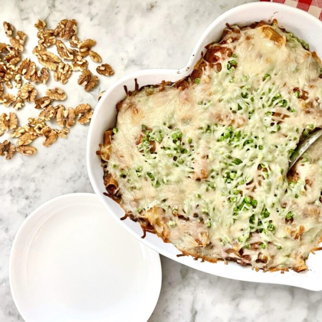 Vegetable-Walnut Pasta Bake 2