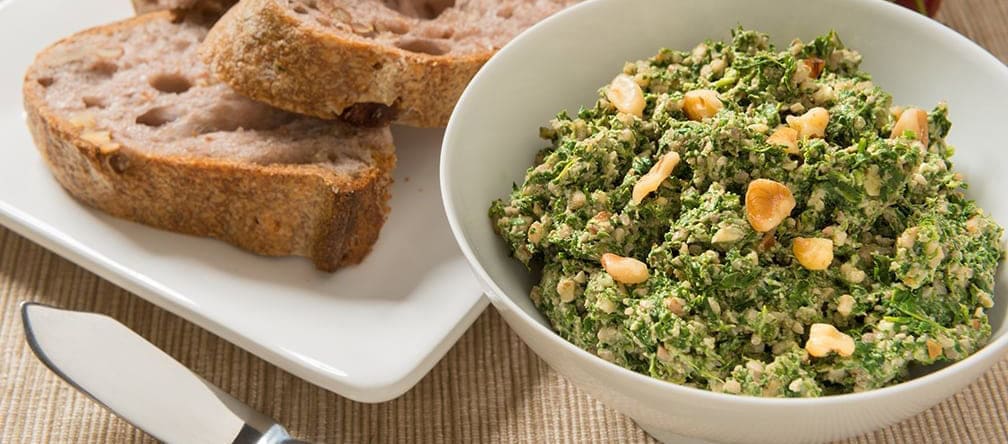 Green Pkhali (Spinach and Walnut Dip)