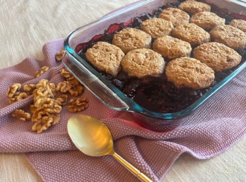 spiced-berry-walnut-cobbler