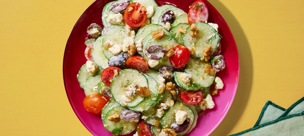 Crunchy Cucumber Dill Salad