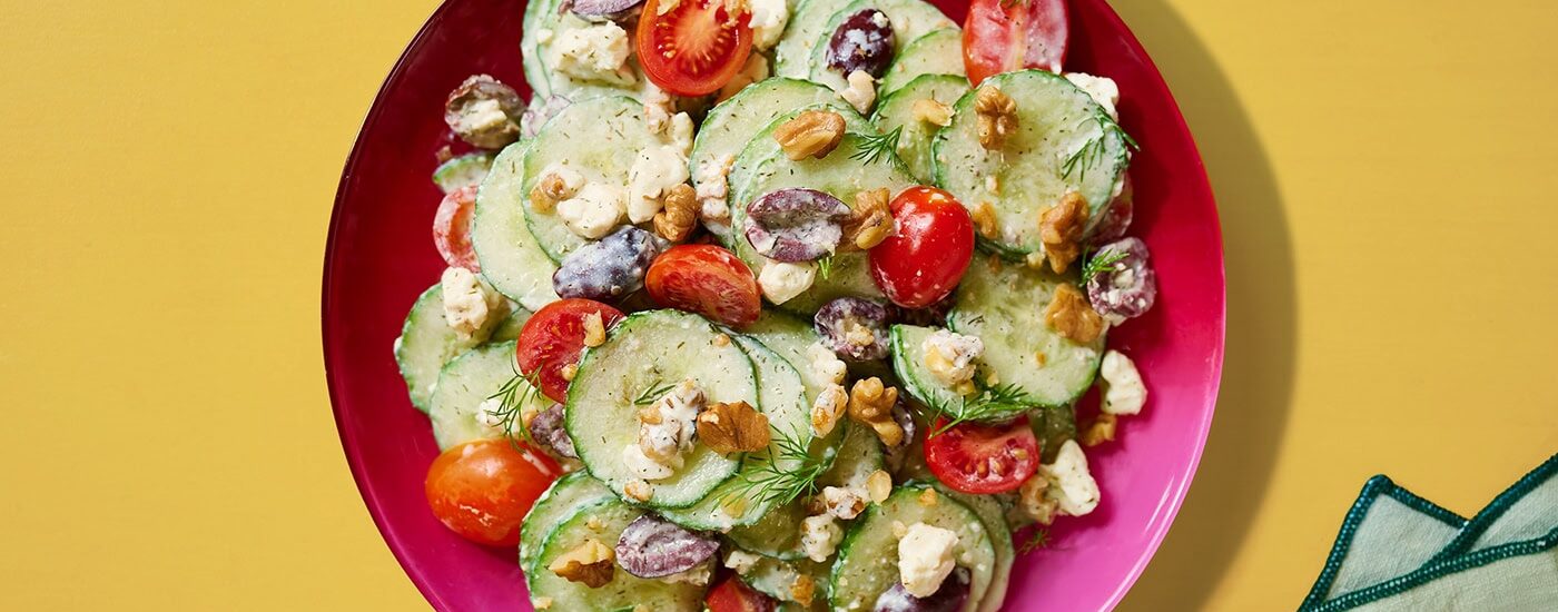 Crunchy Cucumber Dill Salad