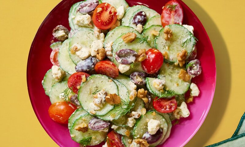 Crunchy Cucumber Dill Salad