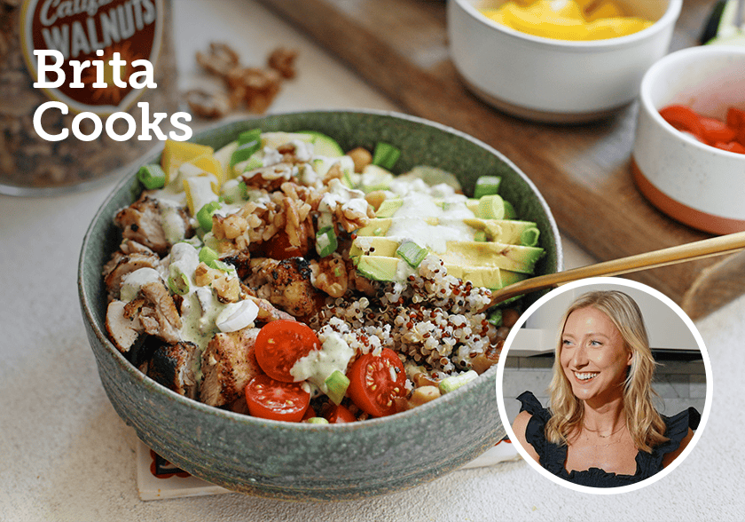 Brita Cooks’ High Protein Power Bowl
