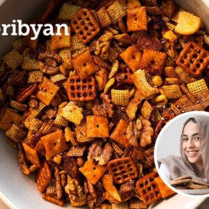 Moribyan’s Honey Walnut Gochujang Snack Mix
