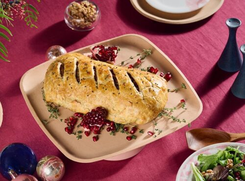 Walnut and Miso Mushroom Wellington