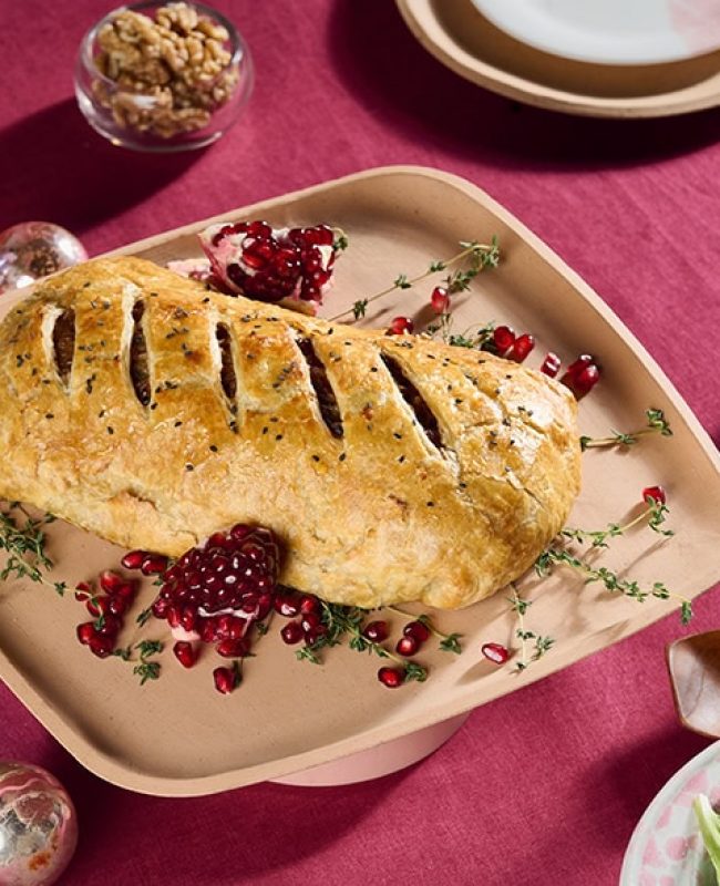 Walnut and Miso Mushroom Wellington