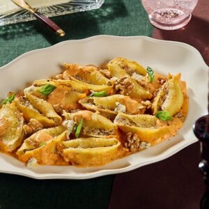 Gorgonzola and Walnut Stuffed Shells