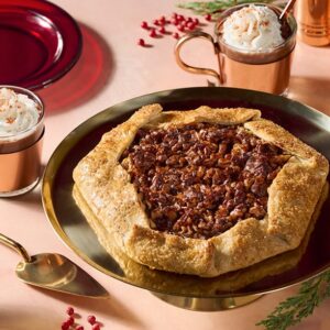 Mexican Hot Chocolate Walnut Galette