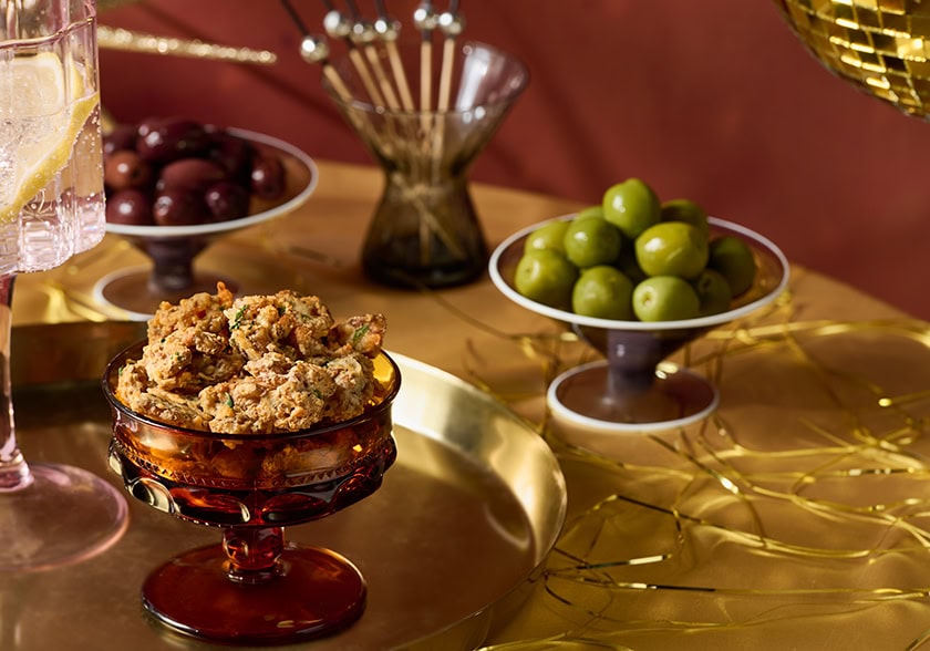 Parmesan Herbed Walnuts