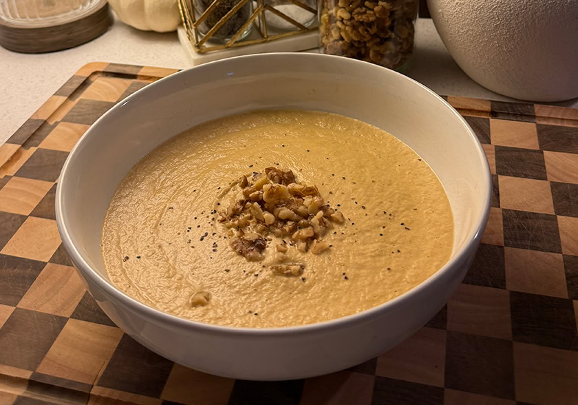 Walnut & Cauliflower Soup
