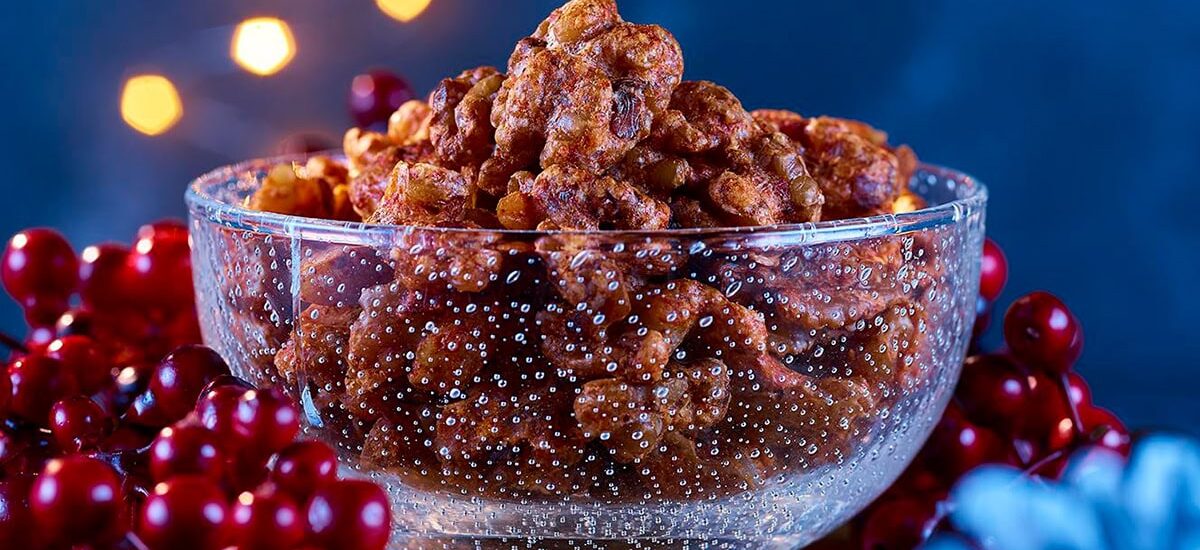 Holiday Seasoned Walnuts
