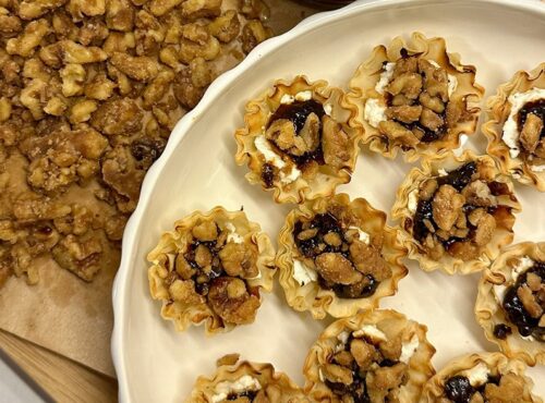 Maple, Walnut & Fig Goat Cheese Bites