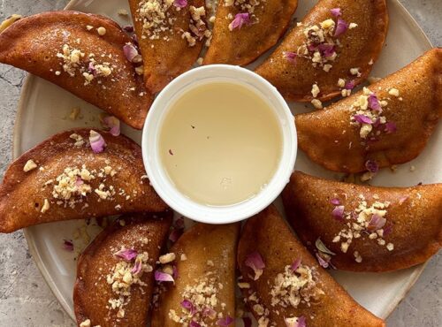 Walnut Stuffed Atayef