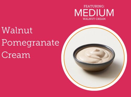 Walnut Pomegranate Cream