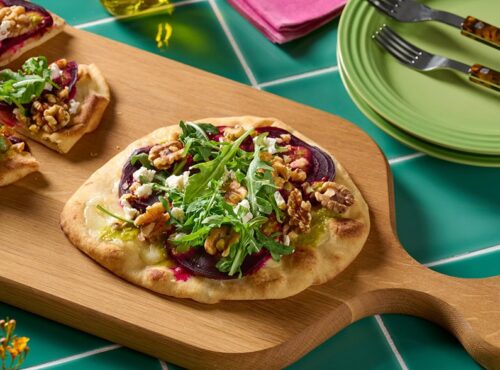 California Walnut and Beet Flatbread