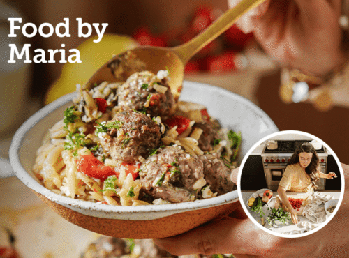 Lamb Meatballs and Creamy Orzo