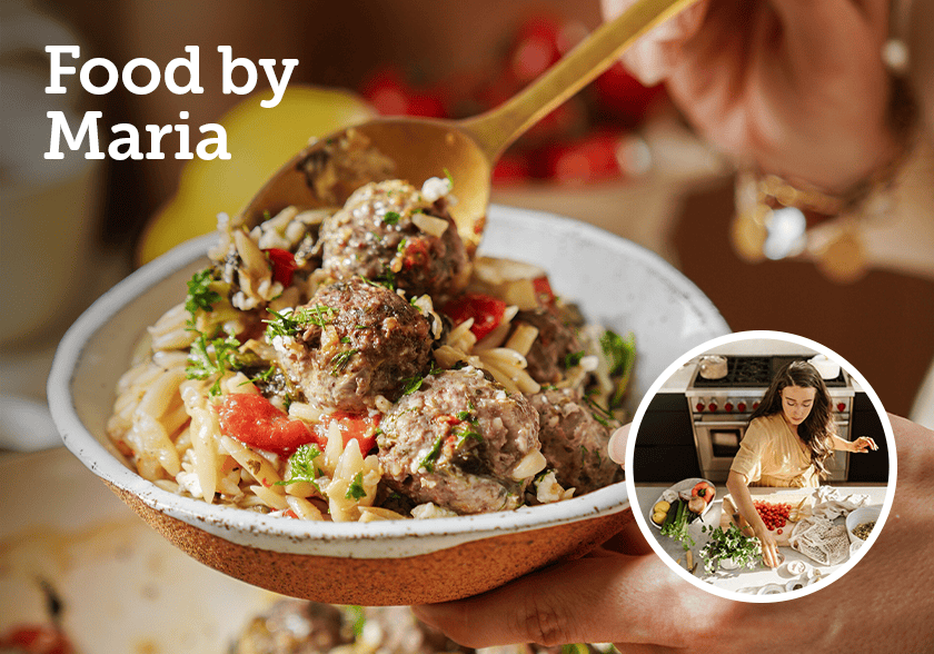 Lamb Meatballs and Creamy Orzo