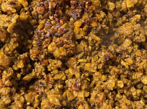 Stovetop Walnut Meat with Mushrooms-Vietnamese Style