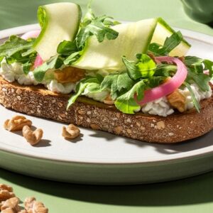 Savory Cottage Cheese Toast with California Walnuts