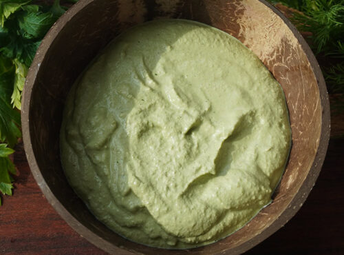 Creamy Walnut Green Goddess Sauce