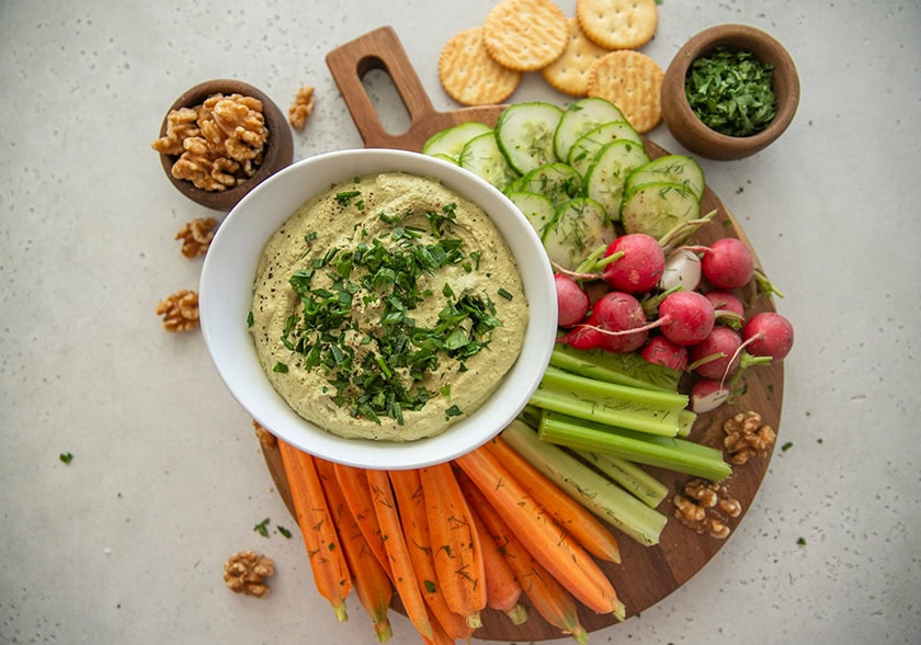 Dairy Free Walnut Herb Dip (Foodservice)