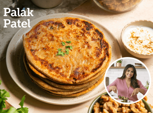 Walnut Stuffed Parathas