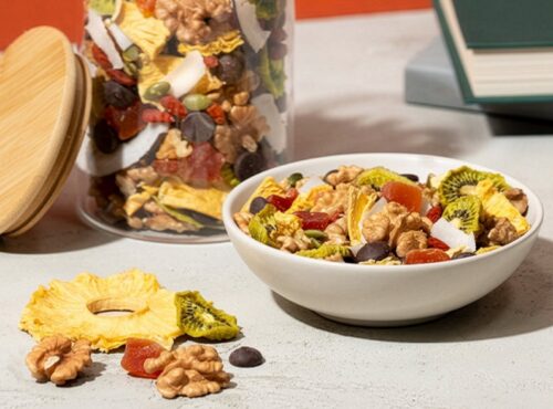 Tropical Train Mix with California Walnuts