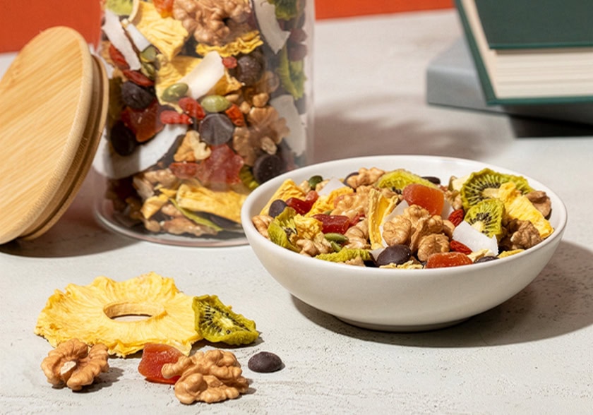 Tropical Train Mix with California Walnuts