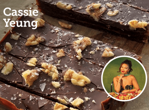 Chocolate Walnut Date Bars