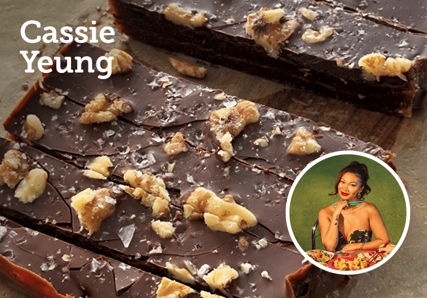 Chocolate Walnut Date Bars