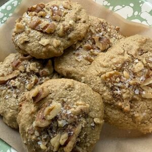 Walnut Tahini Breakfast Cookies