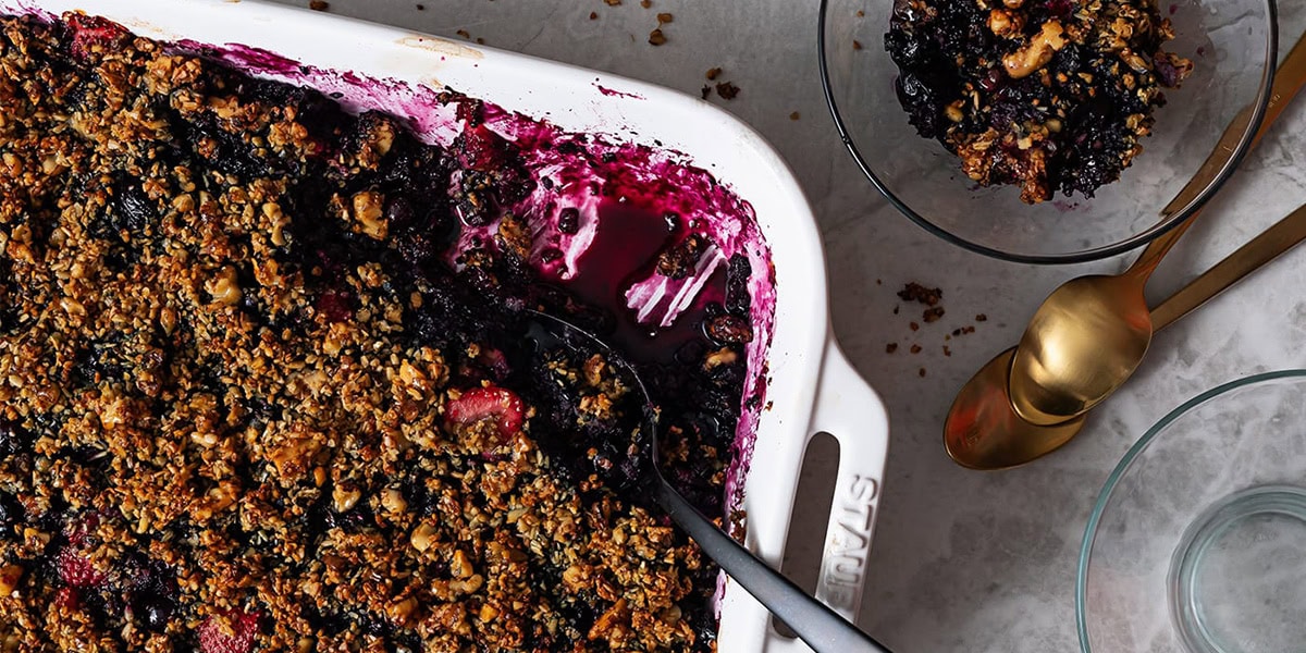 Walnut Berry Crisp