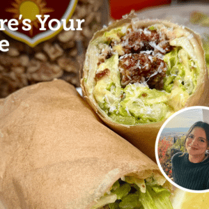 Heres Your Bite Chicken Caesar Wraps