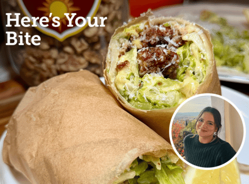 Heres Your Bite Chicken Caesar Wraps
