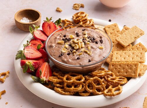 Chocolate Walnut Cottage Cheese Dip