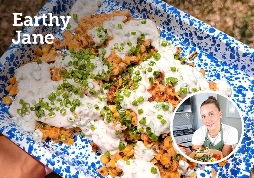 Earthy Jane Corn Fritters