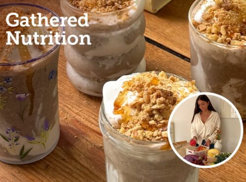 Banana Walnut Cream Protein Shake