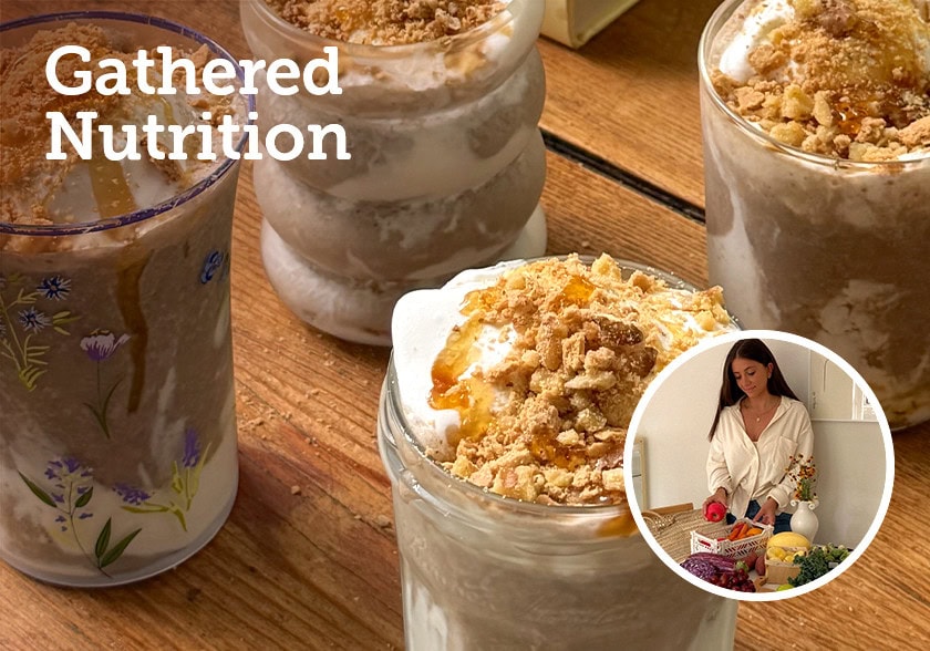 Banana Walnut Cream Protein Shake